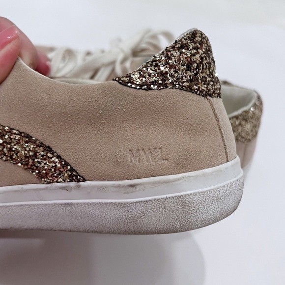 Madewell Sidewalk Glitter Sparkles Sneakers Size 7.5 - Picture 10 of 15